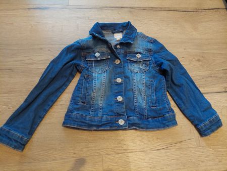 Jeansjacke Mädchen Gr 110/116