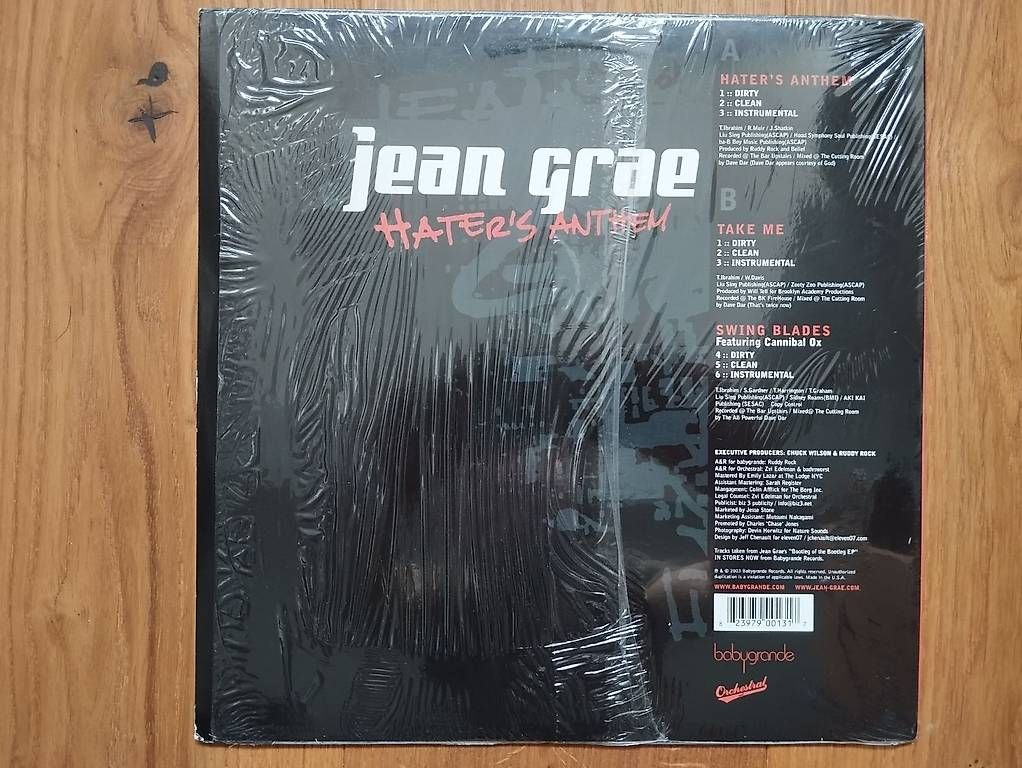 Dischi in vinile: Jean Grae "Hater's Anthem" – Usato da Biel/Bienne venduto da sli_679k 1
