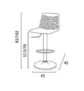 Tabourets: 4 Stück  höhenverstellbare Barhocker Spider Highmopp – D'occasion à Horn par Ueli72 4