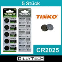 Tinko CR2025 Knopfzellenbatterie - 5 Stk.