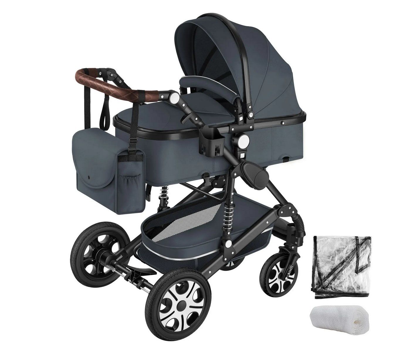 Carrozzine: Kombi-Kinderwagen Mats anthrazit – Nuovo (secondo la descrizione) da Steinhausen venduto da Retourenprofis