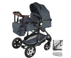 Kombi-Kinderwagen Mats anthrazit
