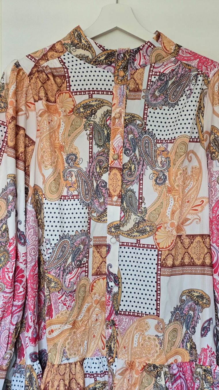 Vestiti: NEU Retro Patchwork Kleid - L - Paisley / 70s-Vibes – Nuovo (secondo la descrizione) da Thalwil venduto da FashionVault 1