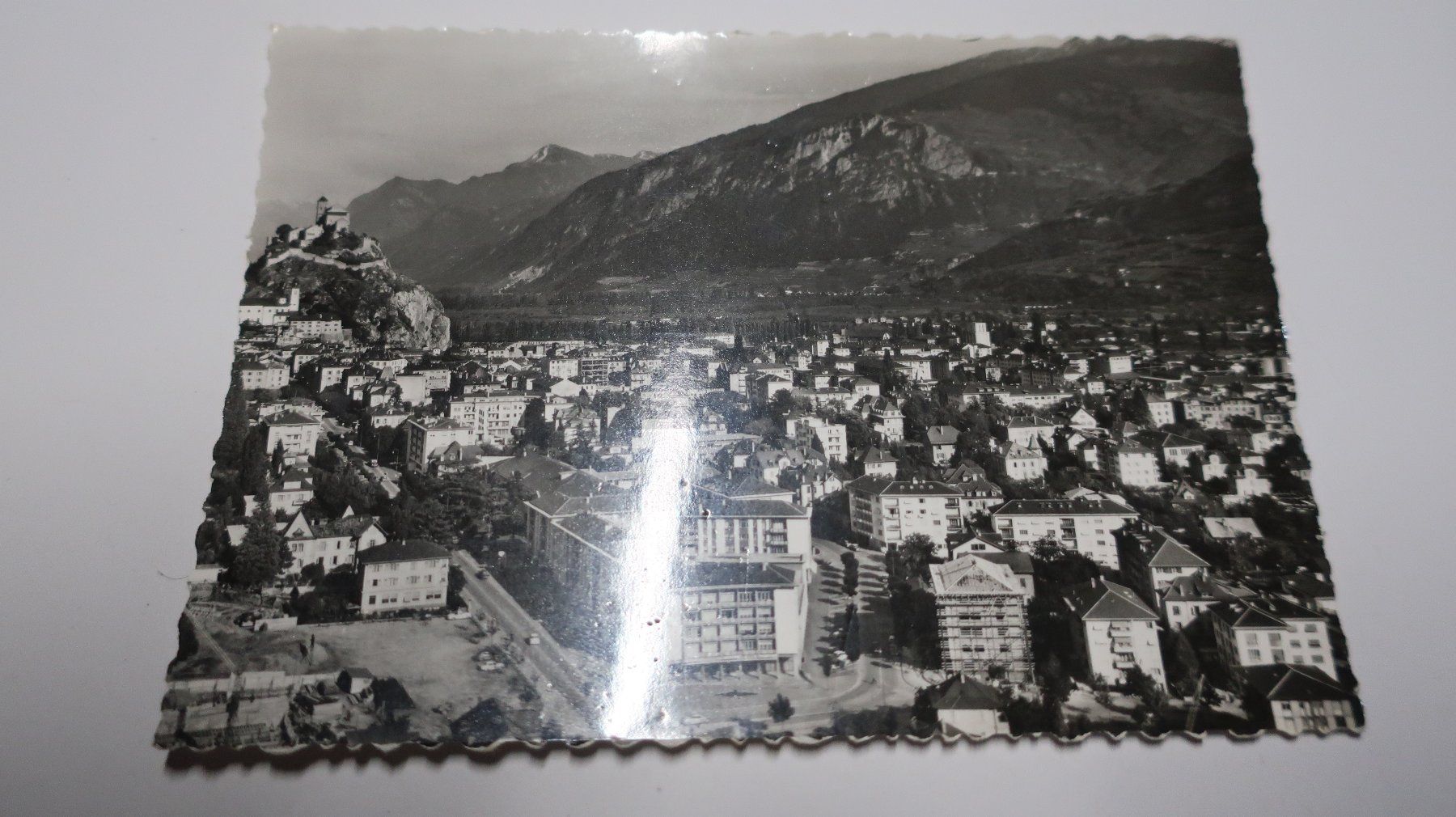 Cartoline postali: En avion au-dessus de ... Sion – Usato da Cormoret venduto da Pascalll2001 1