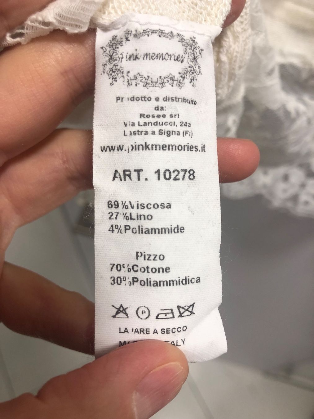 Top: Weisses Spitzen-Oberteil – Usato da Zizers venduto da sarah_1987 4