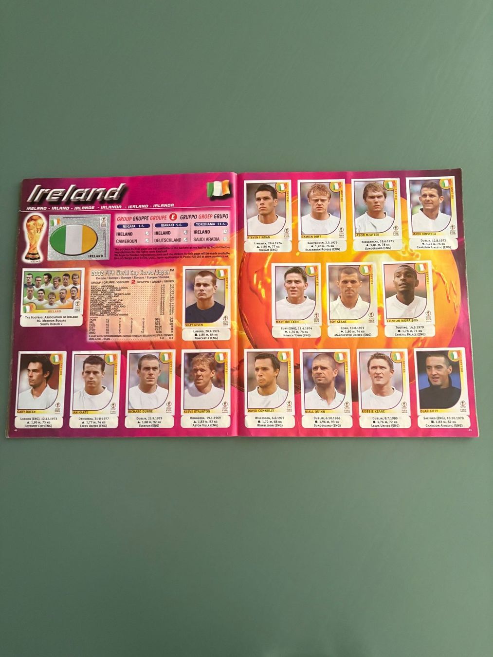 Panini Album: Panini-Heft WM 2002 / Korea Japan – Usato da Zürich venduto da jimmy_12 9