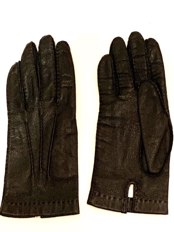 Gants & mitaines : Schwarze Lederhandschuhe Gr. 7,5 Vintage Winter – D'occasion à Zürich par MeineBilderkiste