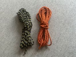 2 Kletterseile , Schwarz Gelb und Orange