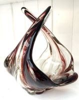 🟢 Corbeille verre soufflé Lux Glass Vintage Glasschale