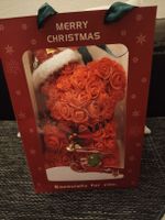 Rosenbär mit Weihnachtsmütze - Die perfekte Geschenkidee!