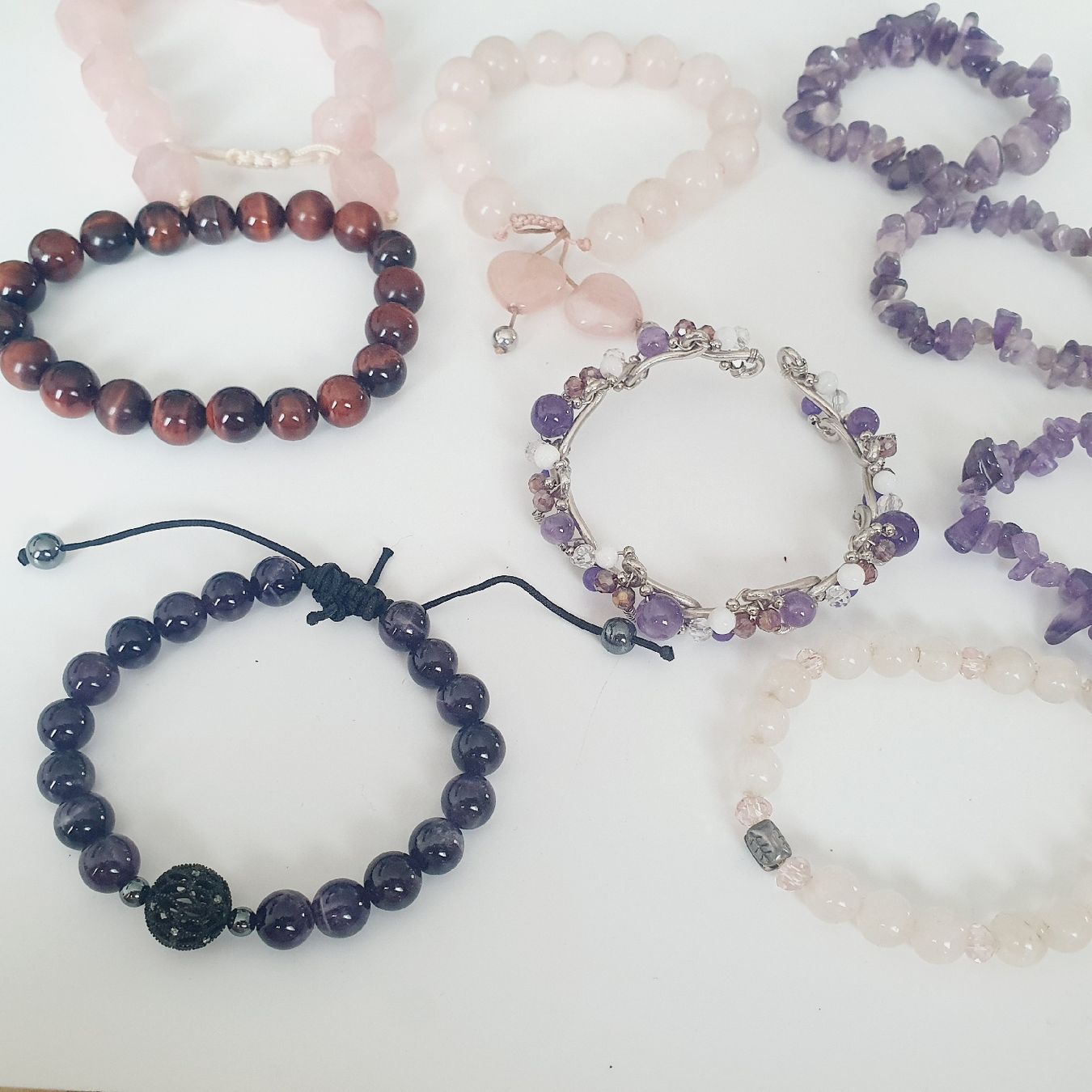 Sonstiger Schmuck: Schöne Edelstein Armbänder Set, verschiedene Farben! – Gebraucht aus Kreuzlingen von Wunderkiste123 5