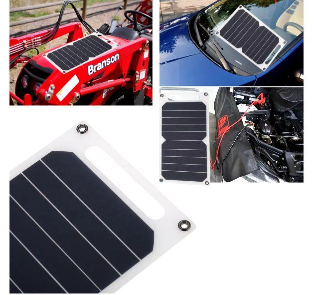 Dispositivi a energia solare: Solar panel USB Outdoor tragbare Batterie Ladebank 35w – Nuovo e nell'imballaggio originale da Genève venduto da Top-Trend 1