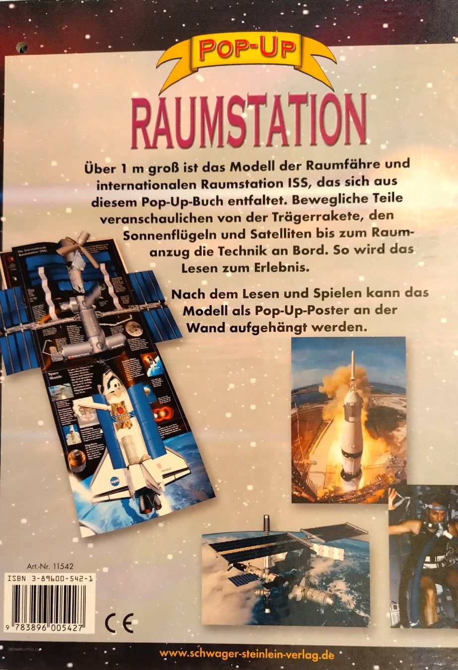 Libri: Pop-Up Buch  Raumstation mit 3D-Modell ab Fr. 8.- – Usato da Bellach venduto da JingleJerry 8