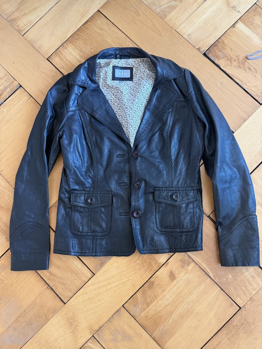 Maddison Giacche: Schwarze Lederjacke Maddison Gr.36 – Usato da Kriens venduto da tam_l8v2