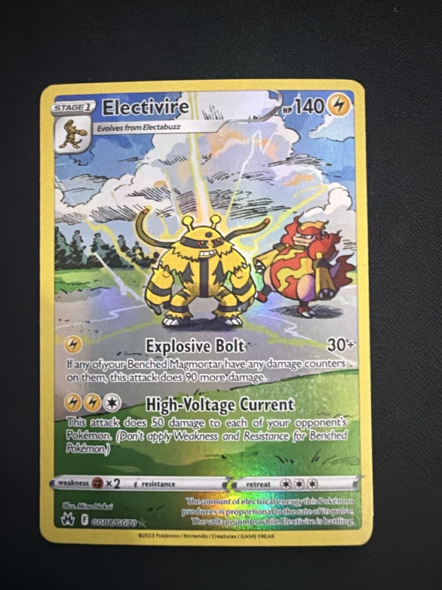 Cartoline: Pokémon EN Electivire GG08 – Nuovo (secondo la descrizione) da Onex venduto da Shop2Rayan