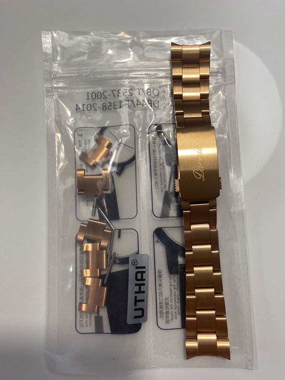Bracciali & Braccialetti: Bracelet de montre Acier Oyster Parnis – Usato da Bottens venduto da 2Lens