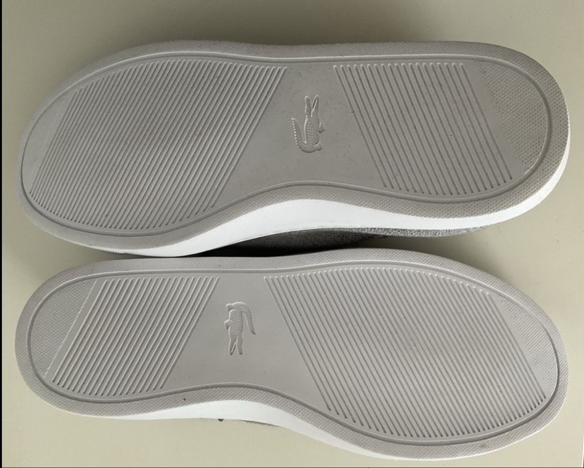 Lacoste Scarpe da donna: Graue Sneaker von Lacoste Gr. 38  – Nuovo (secondo la descrizione) da Hünenberg See venduto da Saide27 4
