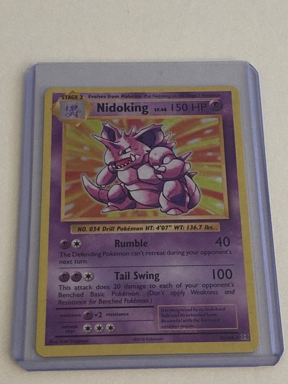 Nidoking Holo 45 Pokémon Evolutions Kaufen Auf Ricardo 3092