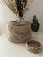 Lot paniers crochetés handmade