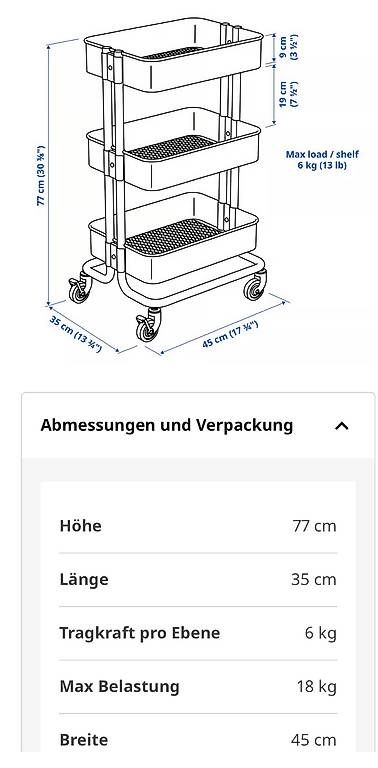 Servierwagen: RÅSKOG Servierwagen – Gebraucht aus Grellingen von Andrew_Shay 1