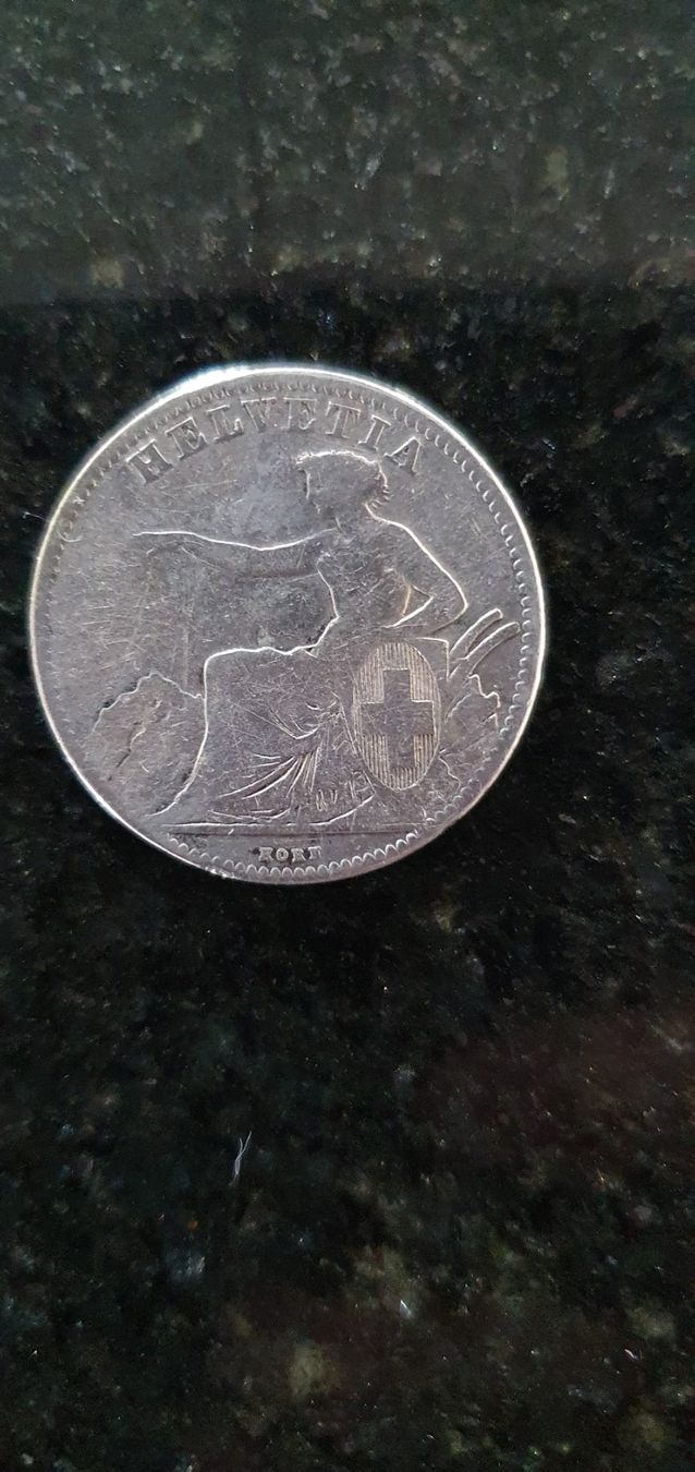 Tutti le monete: 2 Franken, 1860, Silber – Usato da Wallenwil venduto da Rainbow45 1