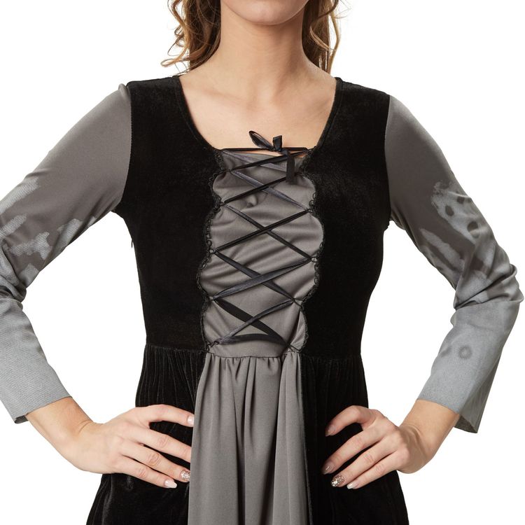 FASCHING Kinderkostüm Samantha Hexenkleid Größe 116 – Schwarz/rot Für Halloween