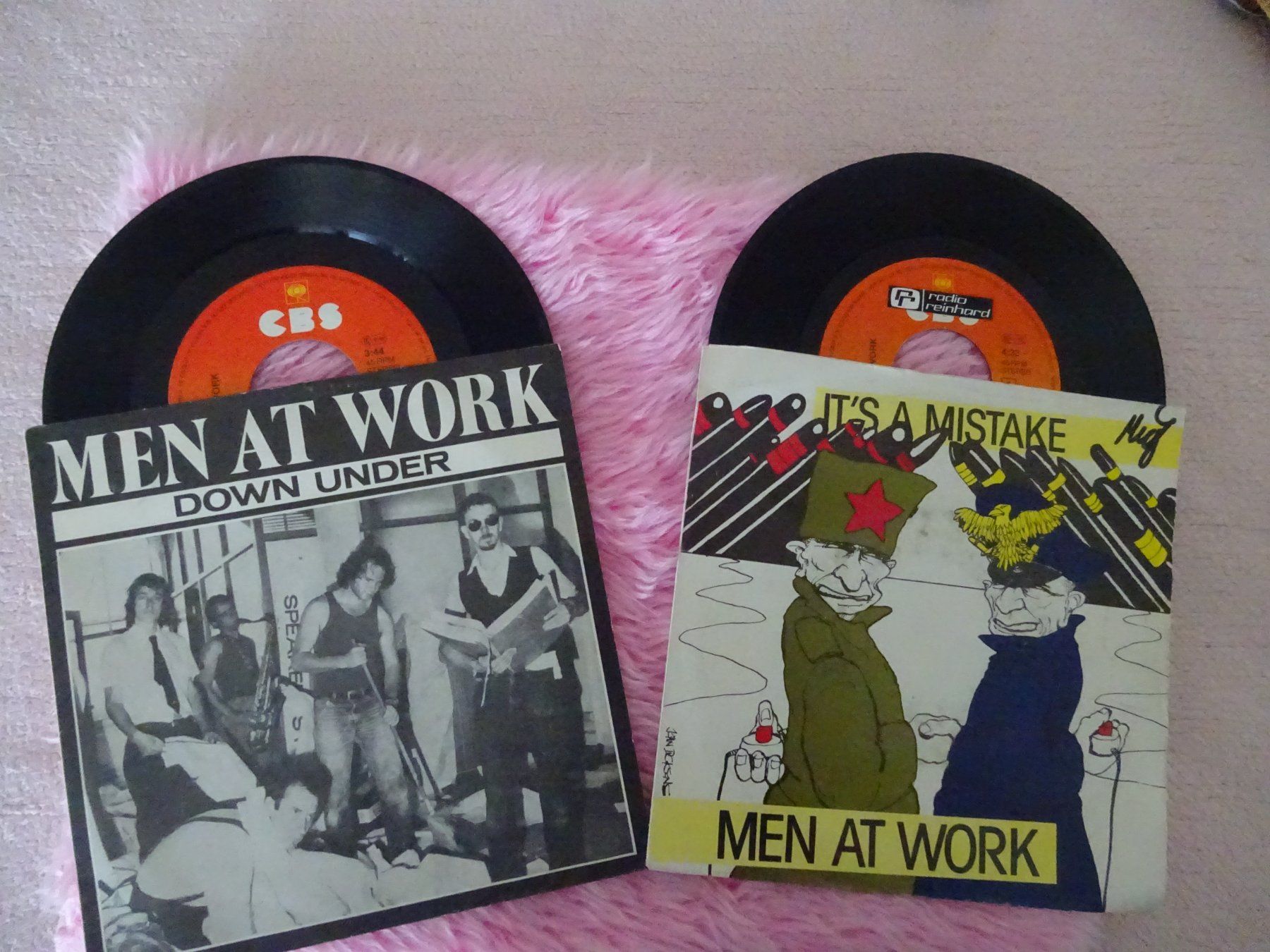 Dischi in vinile: MEN AT WORK ** DOWN UNDER ** IT'S A MISTAKE ** EXCELLENT – Usato da Luzern venduto da xrayspex99