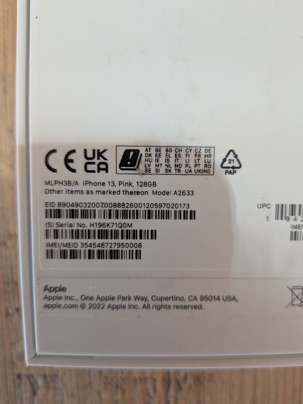 Apple Handys / Smartphones: Apple iPhone 13 128gb pink – Neu (gemäss Beschreibung) aus Glis von jam_b58q 7