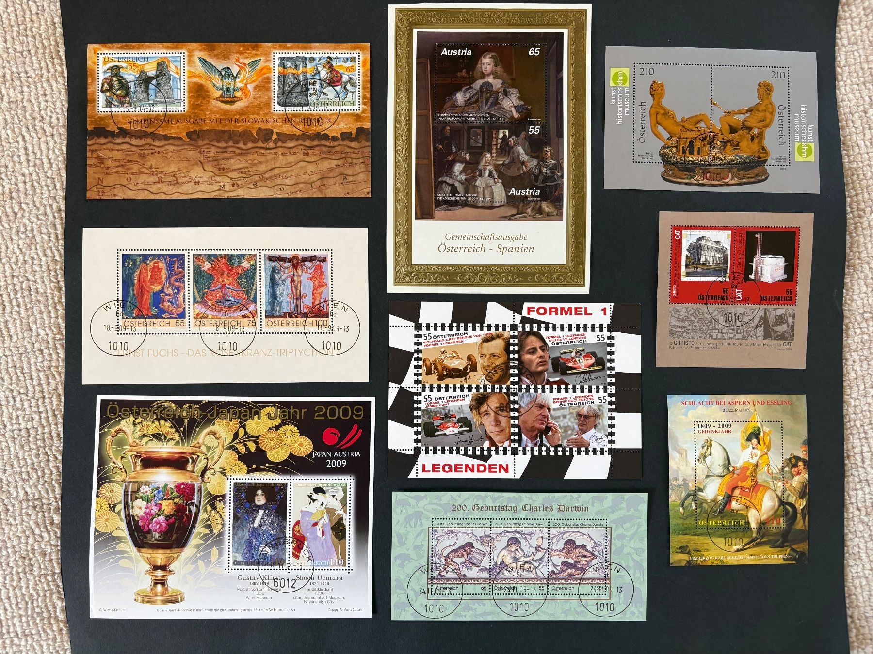 Tutti i francobolli: Briefmarkenblöcke Österreich 2009 – Usato da Steinmaur venduto da Nicorutishauser