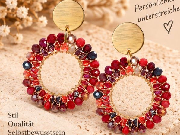 Orecchini pendenti & Orecchini a lobo: Ohrringe Edelstein vergoldet – Nuovo e nell'imballaggio originale da Hemmental venduto da Aureumgold