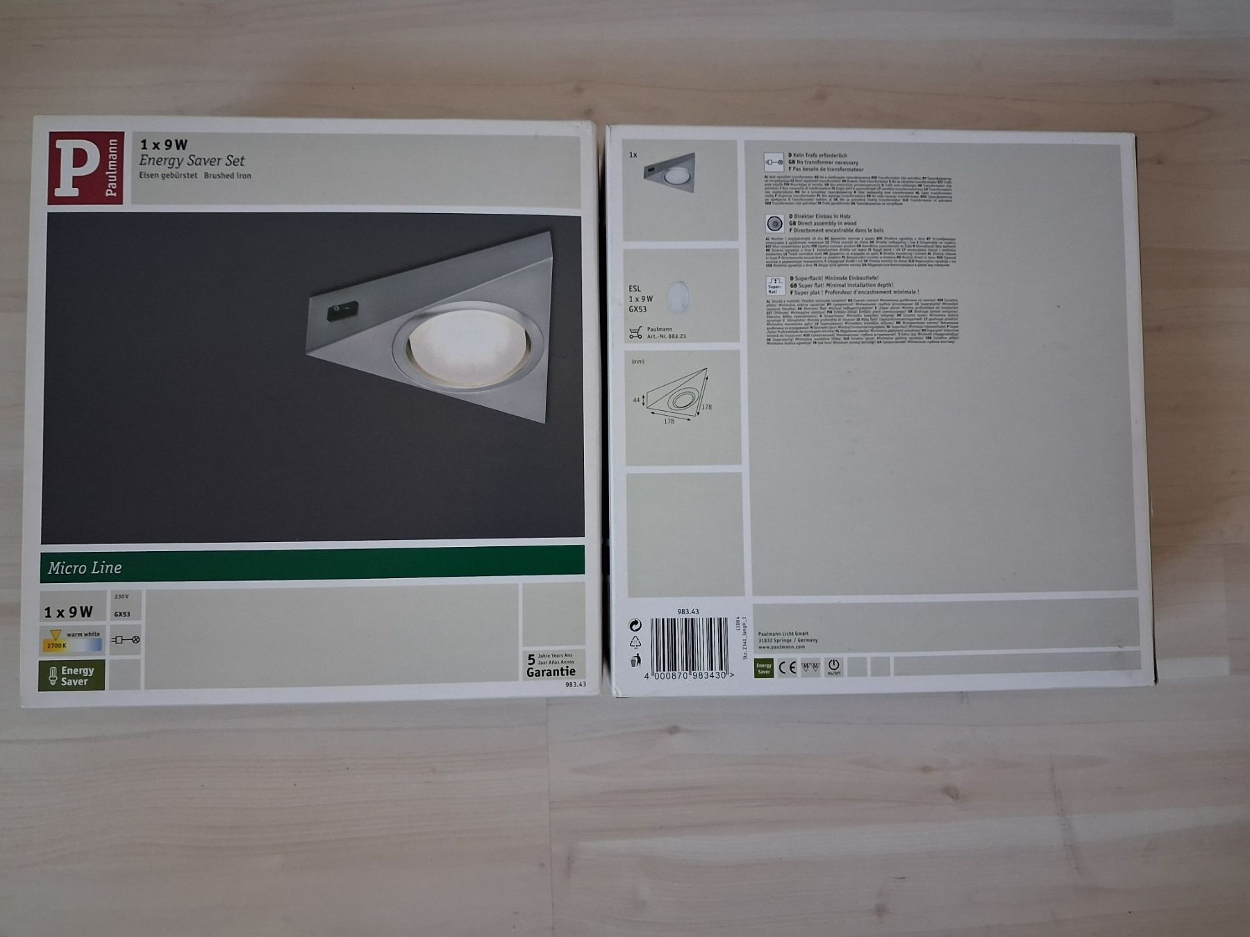 Paulmann Lampes: UNDERBAULAMPE PAULMANN 9 WATT – Neuf avec emballage d'origine à langnau par Santos1411