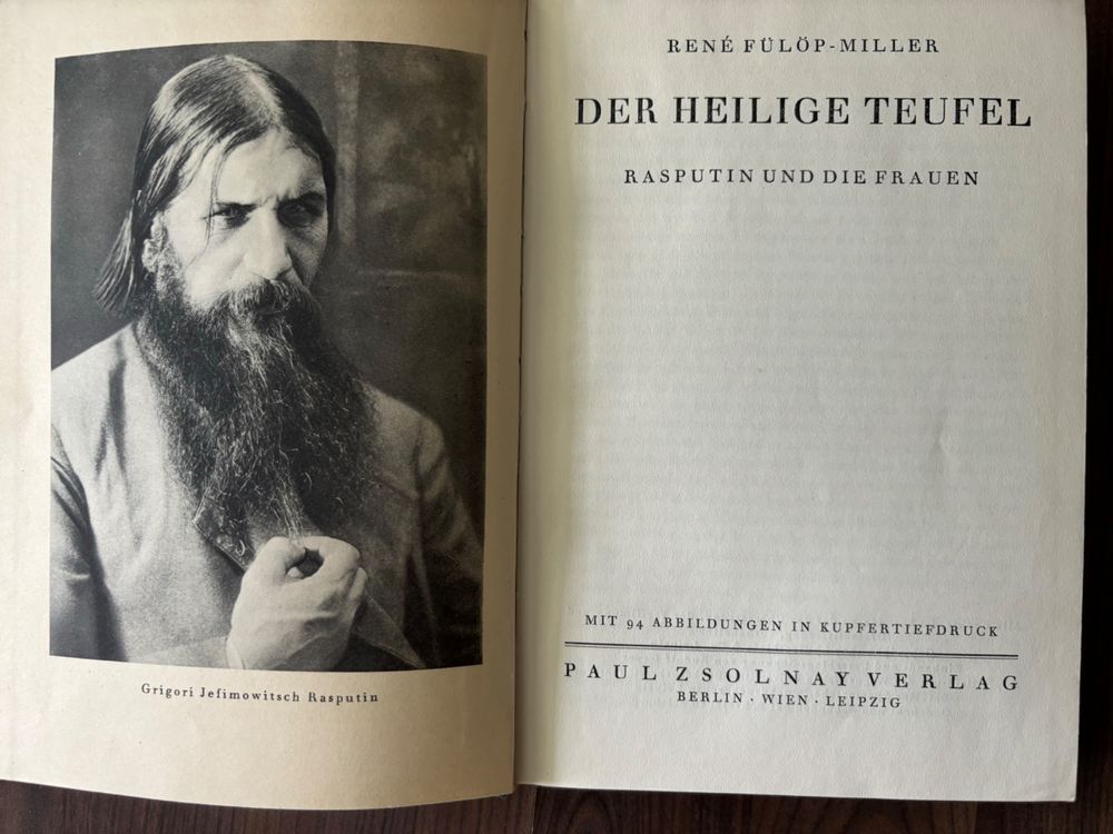 Der heilige Teufel - Rasputin und die Frauen Fülüp-Miller (Gebraucht ...