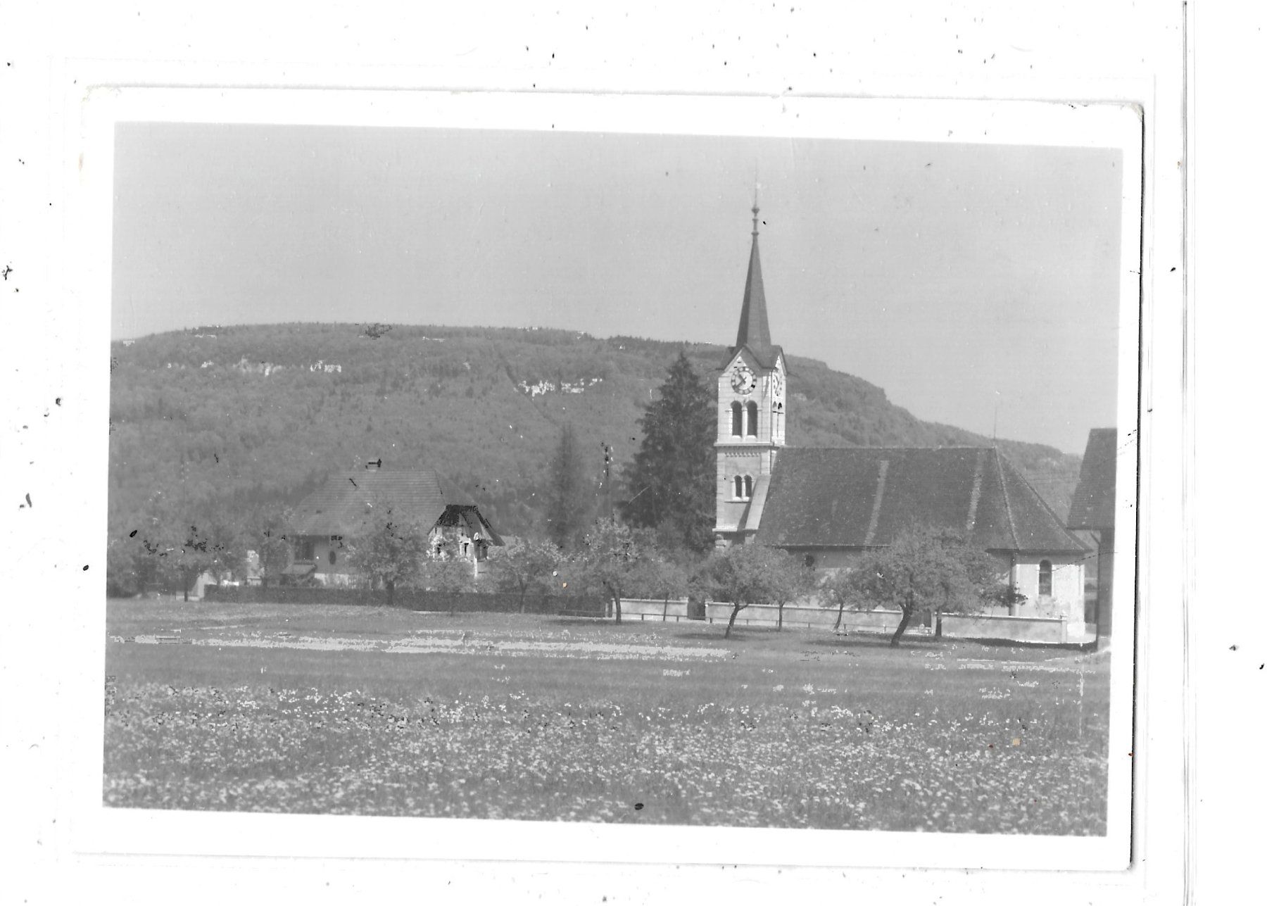Ansichtskarten: AG Rothrist mit Kirche – Gebraucht aus Schocherswil von Wilare