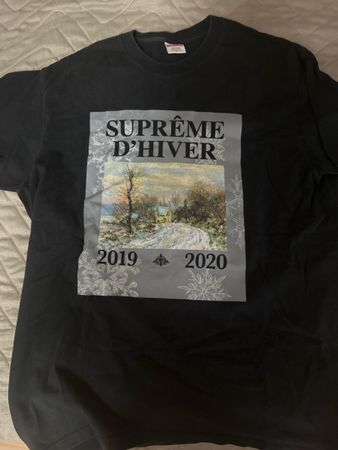 Supreme T-Shirt Black : Winter Edition 2019/2020