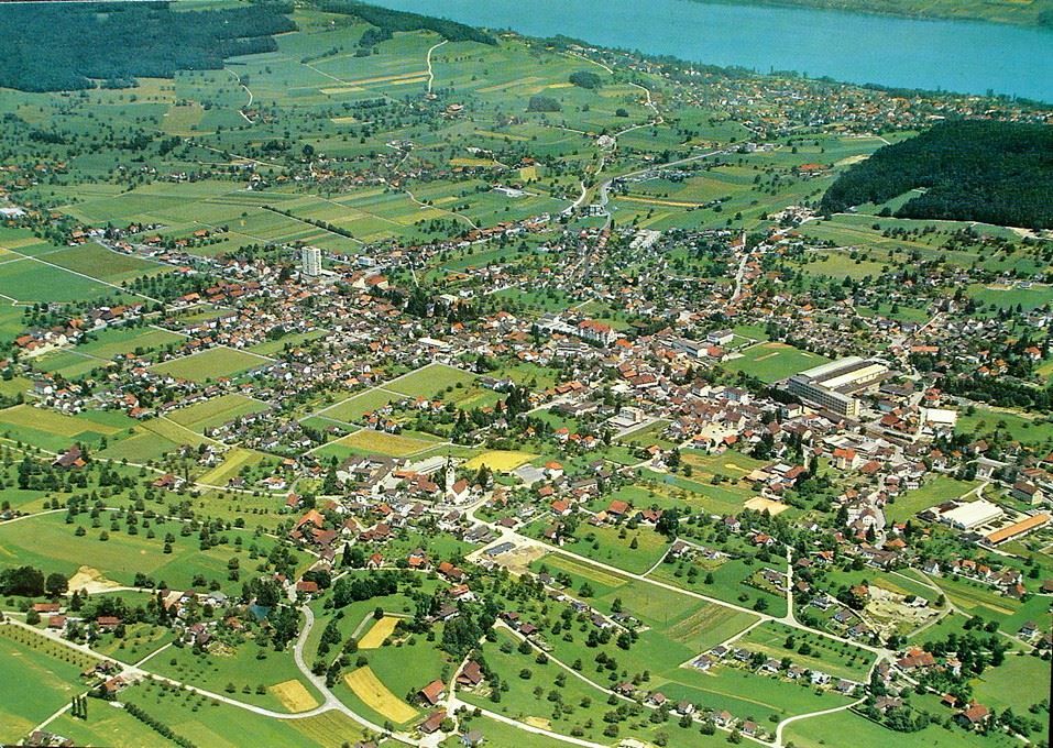 Ansichtskarten: REINACH AG Flugaufnahme – Neu (gemäss Beschreibung) aus Jona von philajona