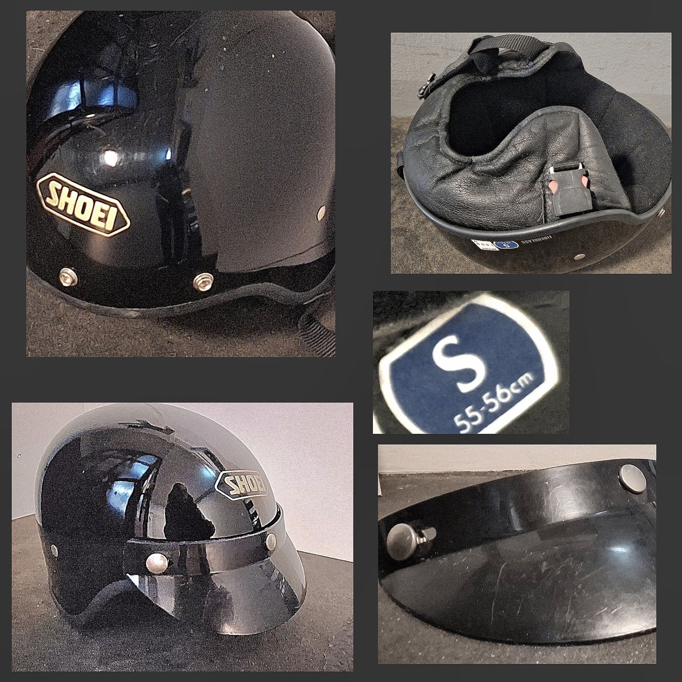 Shoei Caschi & visiere: Shoei Helm mit Visir, Schwarz Grösse S – Usato da Emmenbrücke venduto da abu_9mj8