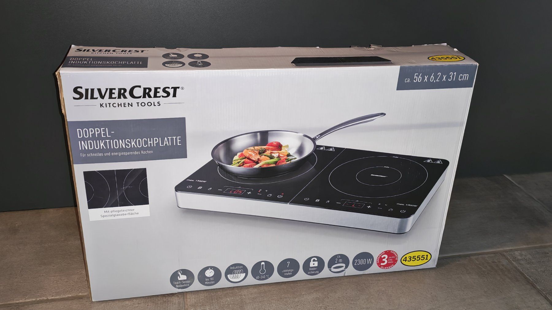 Cuisines complètes: Plaque électrique induction /Doppel Induktionskoch platte – Neuf (Voir description) à Bevaix par fee-verte