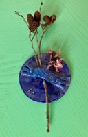 Céramique artisanale décoration  porte-fleur séchée ou autre