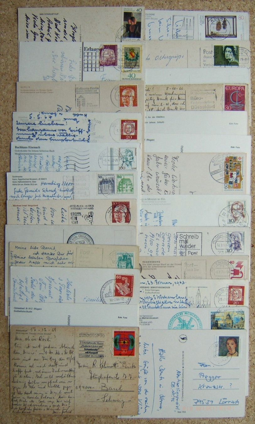 Cartoline postali: DEUTSCHLAND LOT AK – Usato da Brunnen venduto da Nonne04