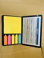83x Notizbuch-Organizer mit Haftnotizen, Werbegeschenk