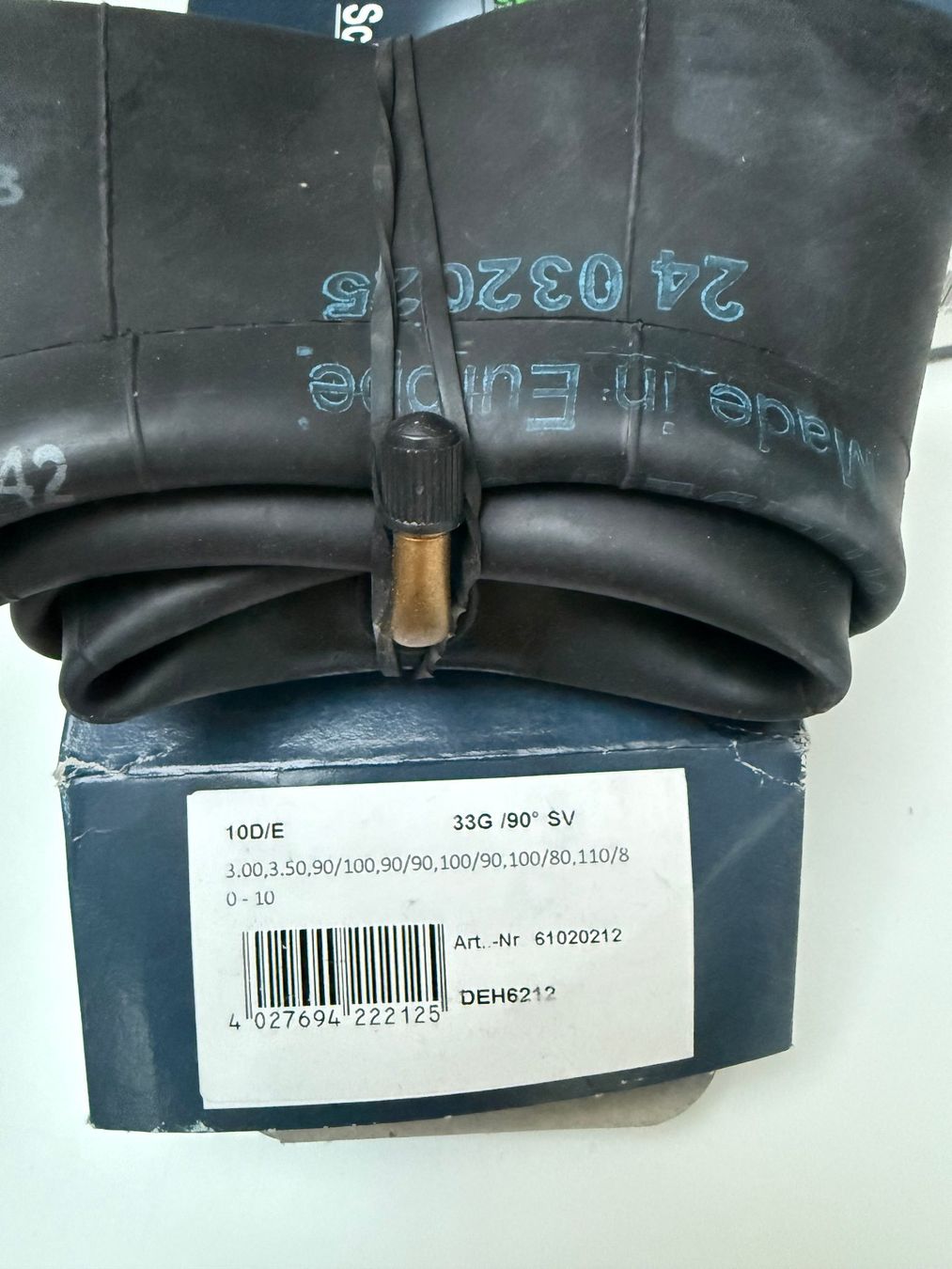 Tubi & Tubi flessibili: 2x Heidenau Schläuche 10" – Usato da Bern venduto da Garob 2