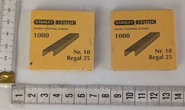Stanley Bostitch Nr.10 - 2 Packungen - Neu