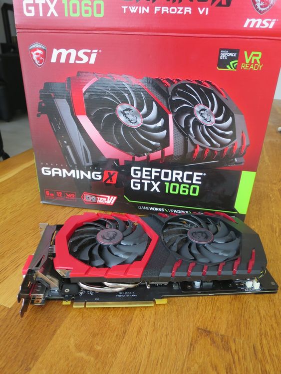 MSI GTX 1060 6GB Nvidia | Kaufen auf Ricardo