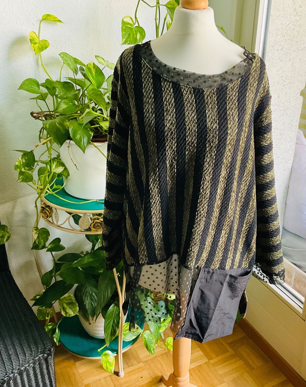 Luukaa Tuniche: Sublime pull tunique LUUKAA Lagenlook neuf avec étiquette 40 – Nuovo e nell'imballaggio originale da Genève venduto da Mazelyne 2