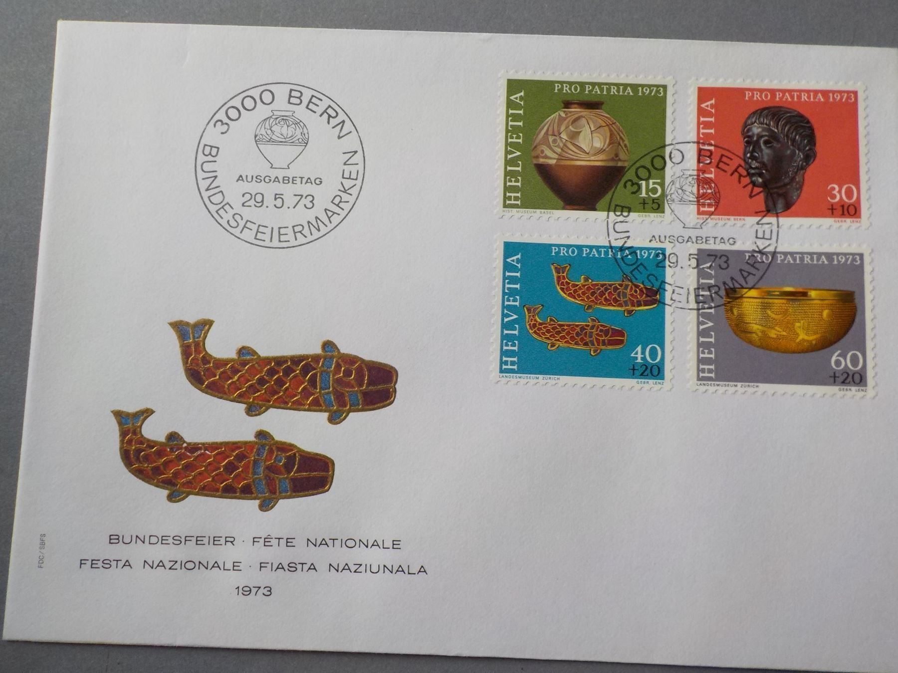 Tutti i francobolli: 1973, FDC, Pro Patria, Serie – Nuovo (secondo la descrizione) da Muri b. Bern venduto da Ricardoverkauf