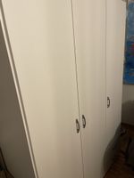 Wardrobe 3 Doors White 120x175x50cm Used Condition