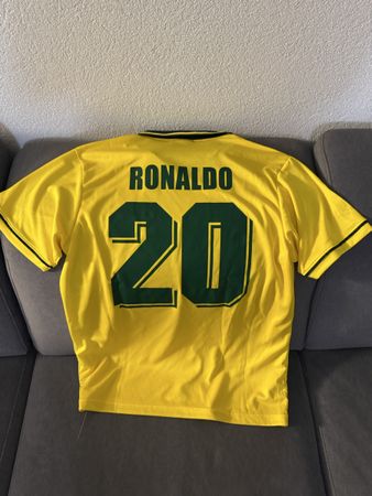 Maillot Brésil Ronaldo 20, jaune, comme neuf