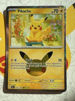  Pokémon 30th celebrations 🇬🇧 Pikachu 025/128 
