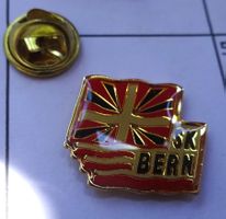 Pin S K BERN, Kreuz weiss, schwarz