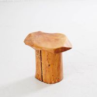 Solid cherry wood stool/coffee table - nordic design
